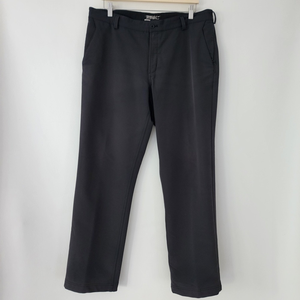 Nike Golf Tour Performance Pants Mens 36x32 Black heavyweight Trousers